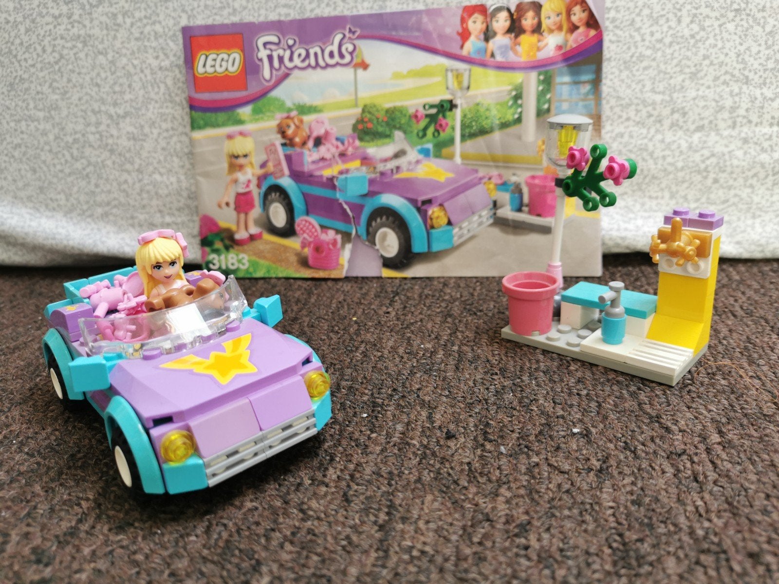 LEGO Friends Stephanie's Cabrio 3183, Ophalen of Verzenden, Gebruikt, Overige merken