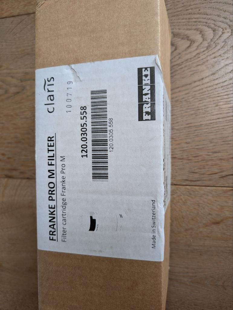 Franke Pro M Filter cartridge - Nieuw in doos, Minder dan 1 liter, Ophalen of Verzenden, Nieuw