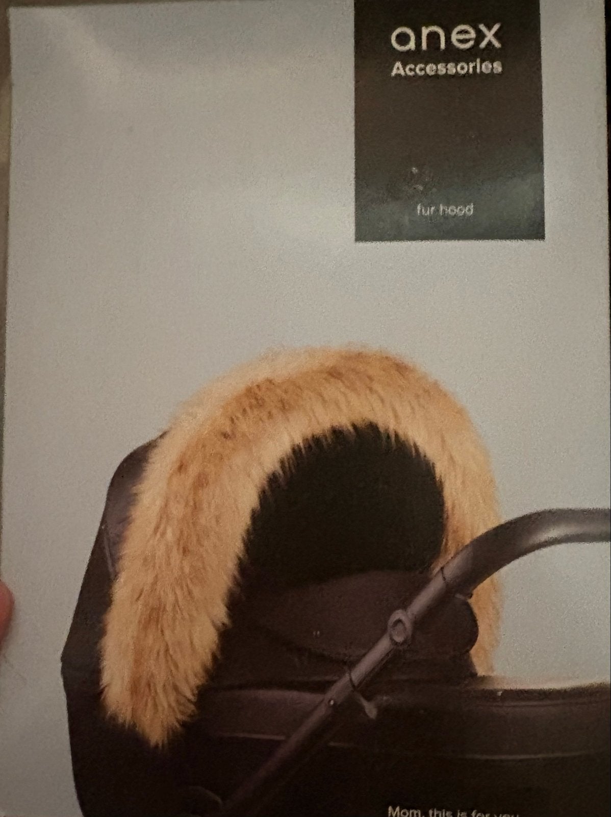 Anex Bontkraag Bruin - Nieuw, Ophalen of Verzenden, Nieuw, Kinderwagen, Overige merken