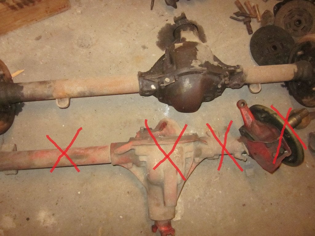 onderdelen willys.carter.achteras.differential.koppeling., Auto-onderdelen, Ophalen of Verzenden, Gebruikt, Jeep