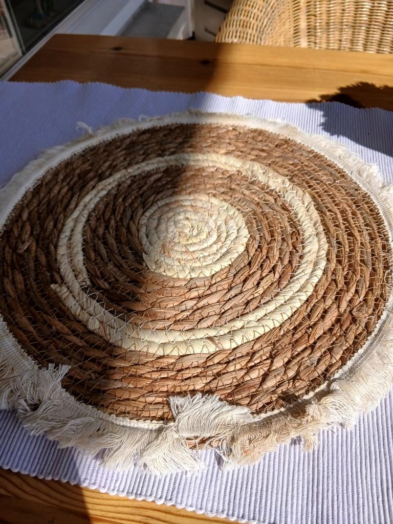 Seagrass Rotan Placemats 6 stuks, Ophalen, Nieuw, Bord
