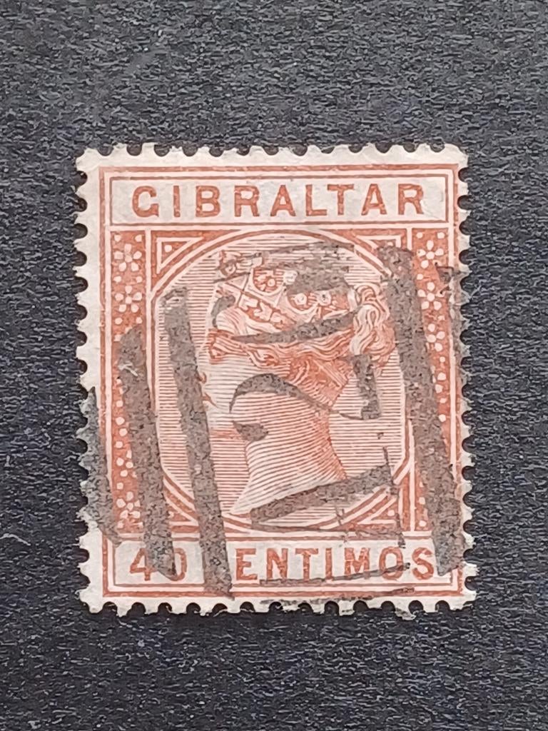 Postzegels Gibraltar, Ophalen of Verzenden, Gestempeld