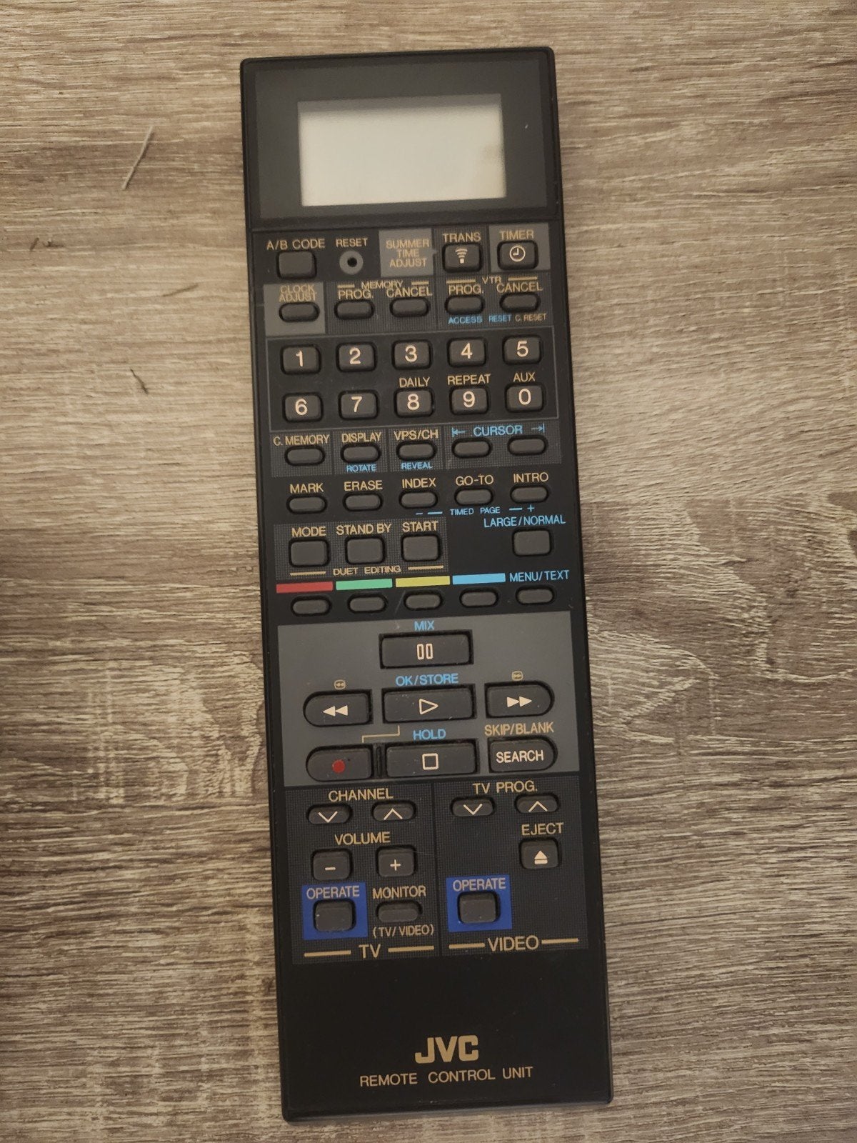 JVC Afstandsbediening - Origineel en Gebruikt, Gebruikt, Tv, Ophalen of Verzenden, Origineel