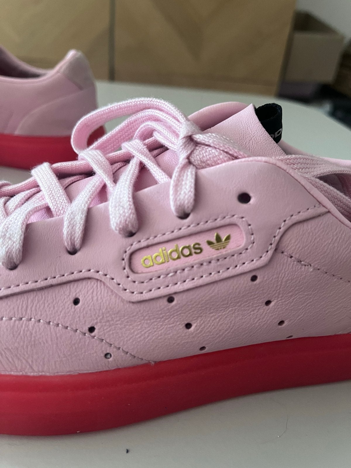 Adidas Sleek Roze Sneakers - Maat 39 1/3, Ophalen of Verzenden, Roze, Sneakers of Gympen, Zo goed als nieuw