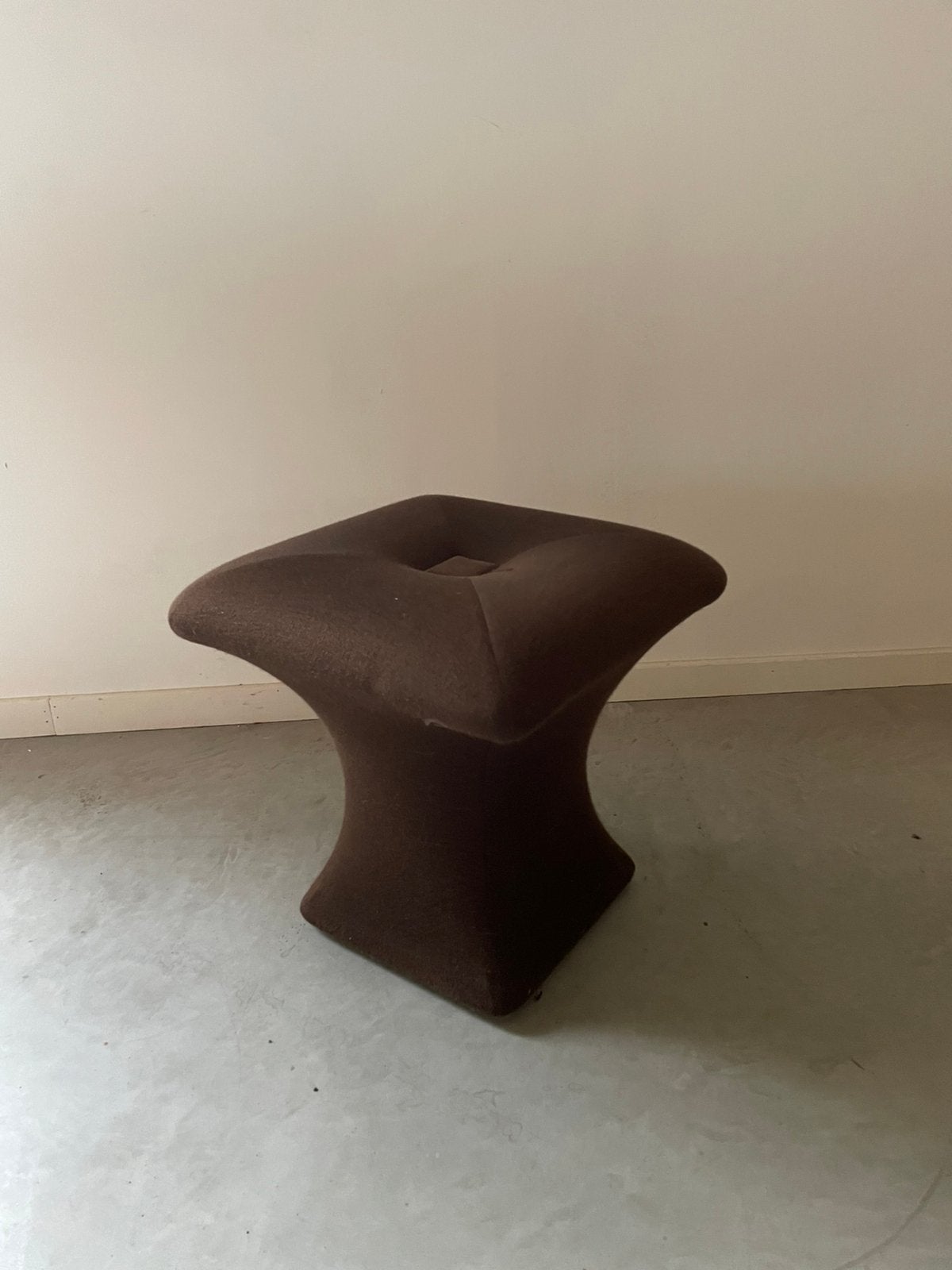 Vintage ‘mushroom’ poef | Clemens Claessen, Ophalen, Gebruikt