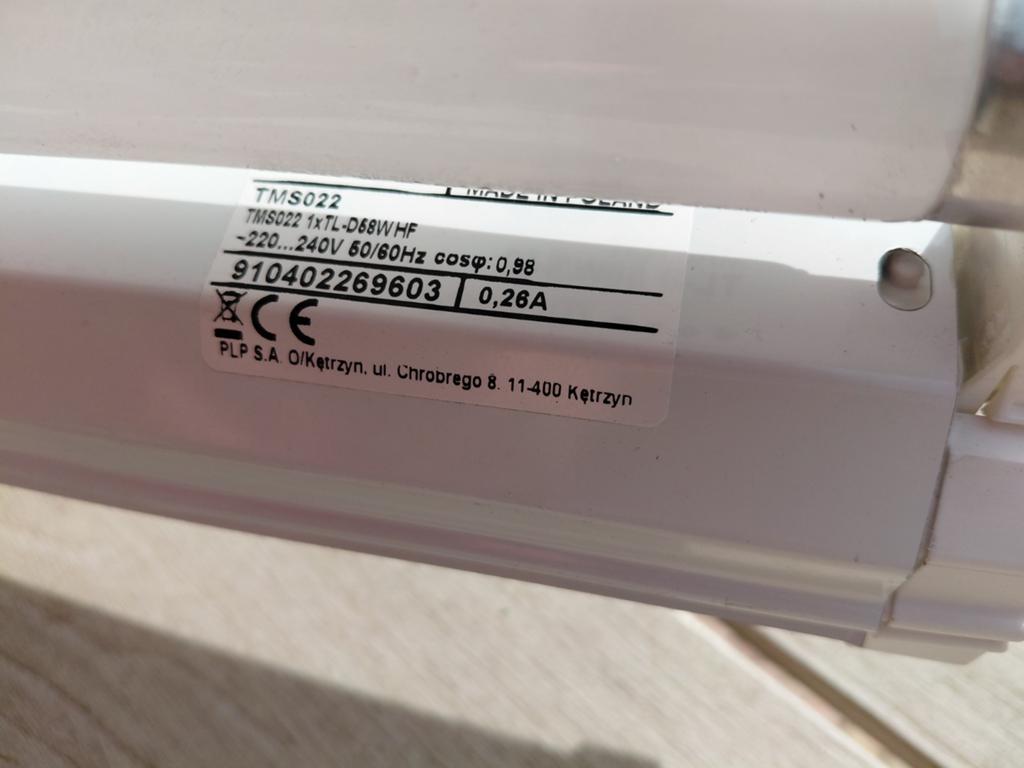 TL-armatuur TMS022 1xTL-D 58W HF, Ophalen, Gebruikt, 60 watt of meer, Overige typen