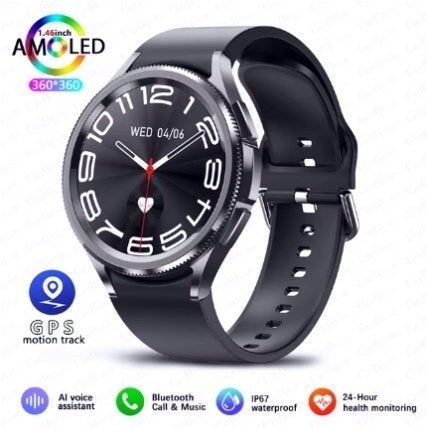 Galaxy Watch 6 Classic, Zwart, Nieuw, Ophalen of Verzenden, Waterdicht