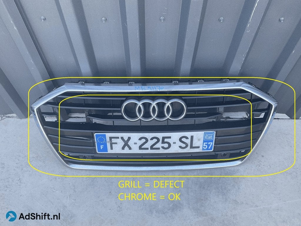 BUMPER GRILL AUDI A4 B9 8W5 8WD4K0853651A GRIL CHROME A-2117
