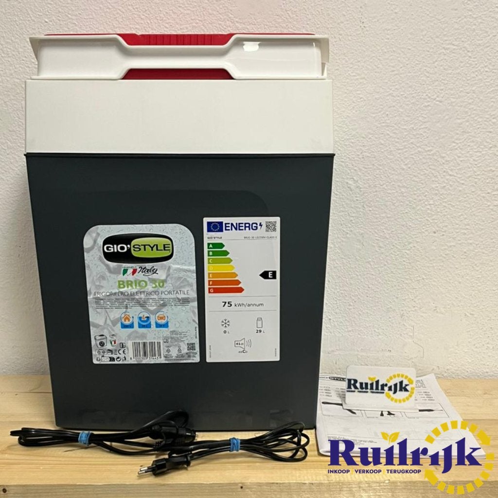 Giostyle Brio 30 Elektrische koelkast, koelbox 30L - Nieuw, Flex Ltd., Nieuw, https://flex.com/contact-us, Nobelstraat 10, 5807 GA Oostrum LB, Limburg, Nederland