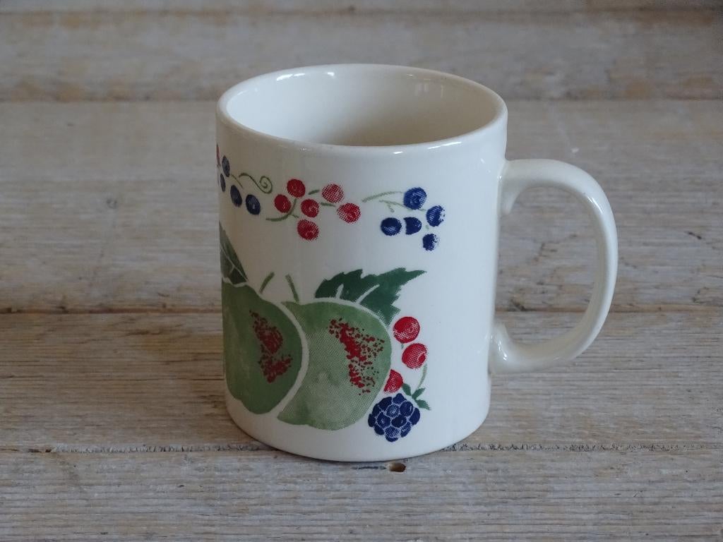 1x Mok, Kilncraft, Made in Engeland, FRUIT, gaaf, Ophalen of Verzenden