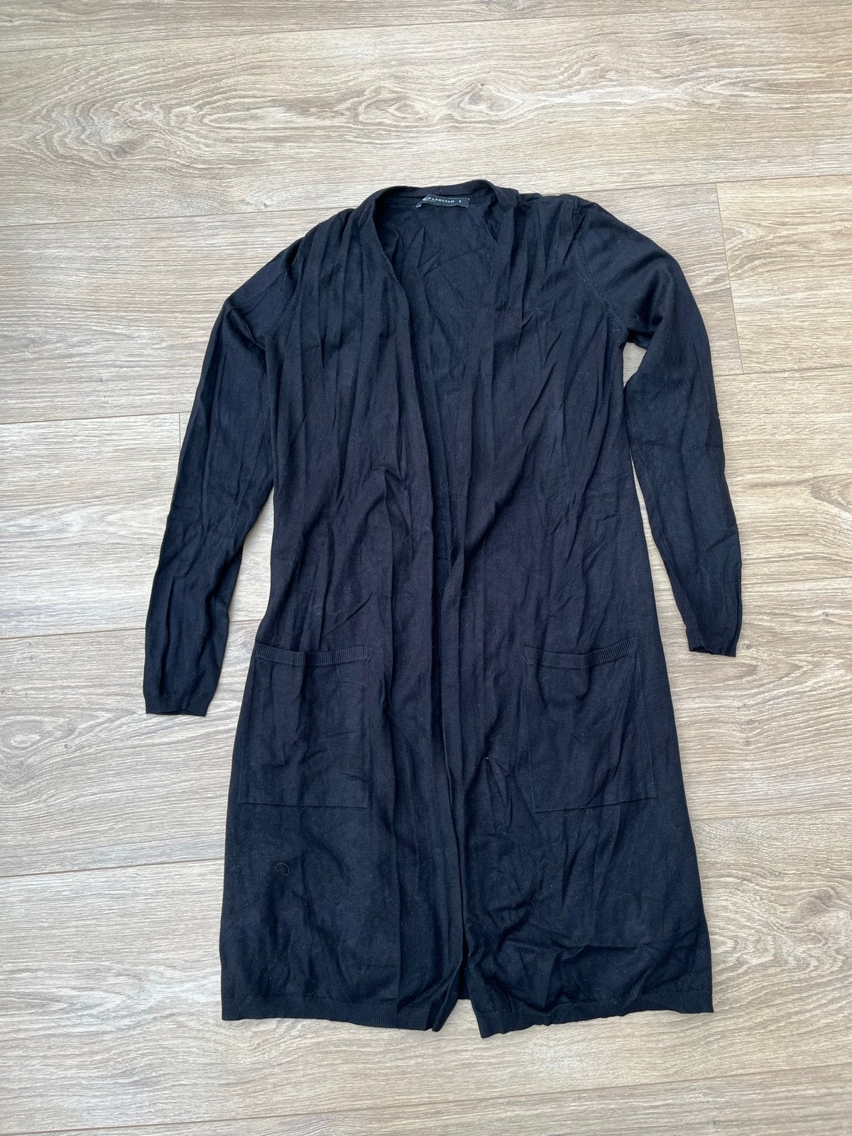Zwart lang vest van Expresso, maat S, Ophalen of Verzenden, Zo goed als nieuw, Maat 36 (S), Zwart