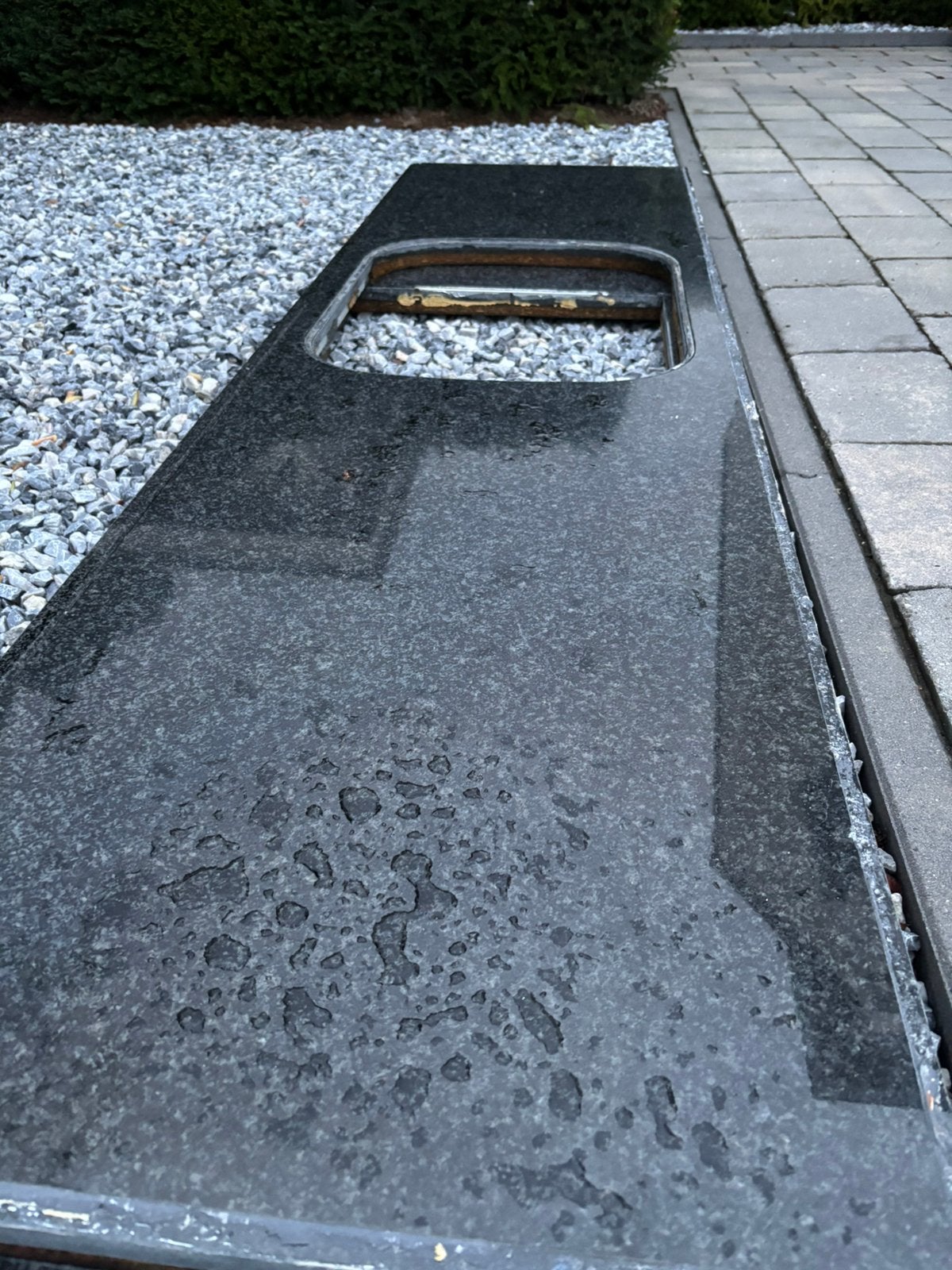 Granieten blad GRATIS, Ophalen, Zo goed als nieuw