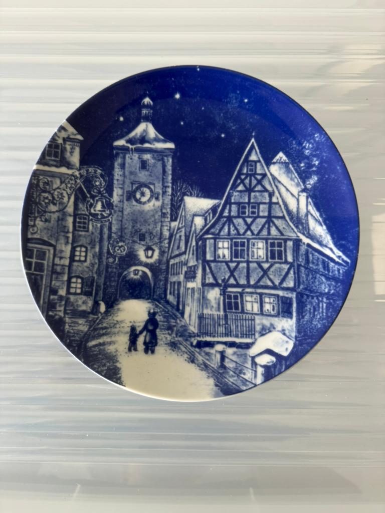 Vintage Royal Bavaria bord 1977 – Rothenburg o. d. Tauber, Antiek en Kunst, Ophalen of Verzenden