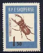 ALBANIË 29 - Dieren: insecten (vliegend hert), Ophalen of Verzenden, Postfris, Dier of Natuur