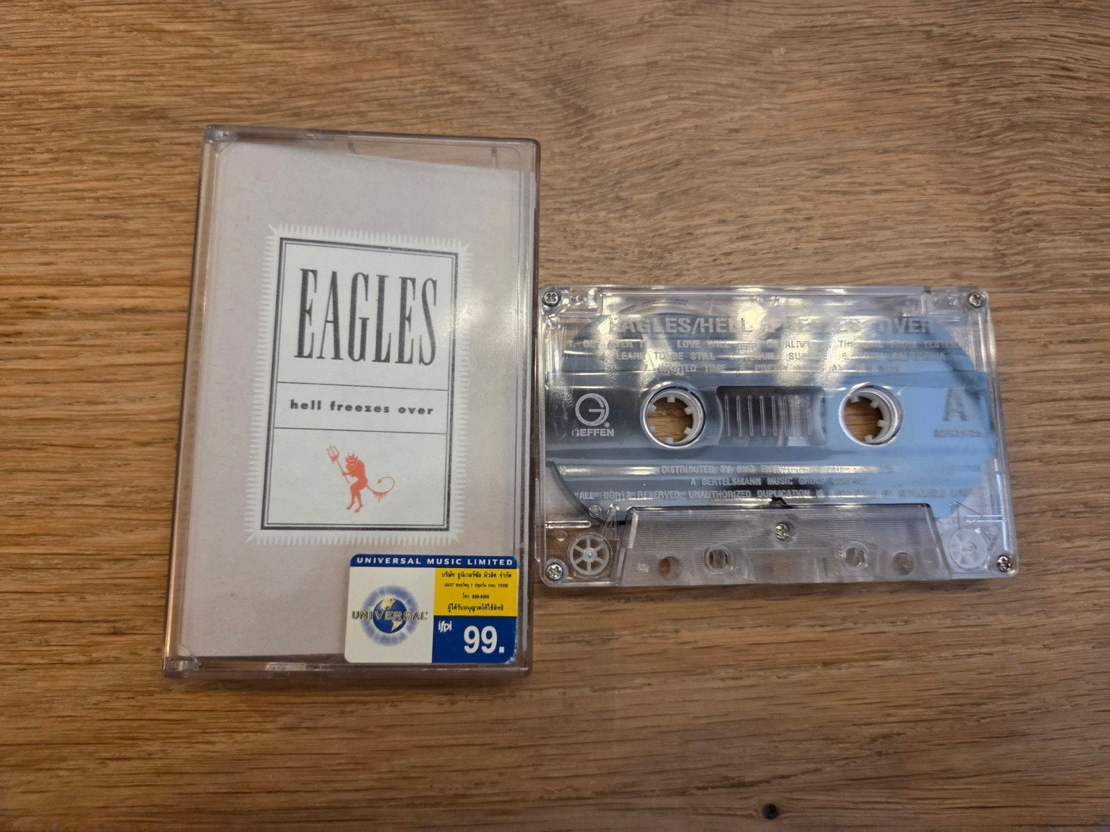 Eagles hell freezes over cassettebandje, Ophalen of Verzenden, Zo goed als nieuw, 1 bandje