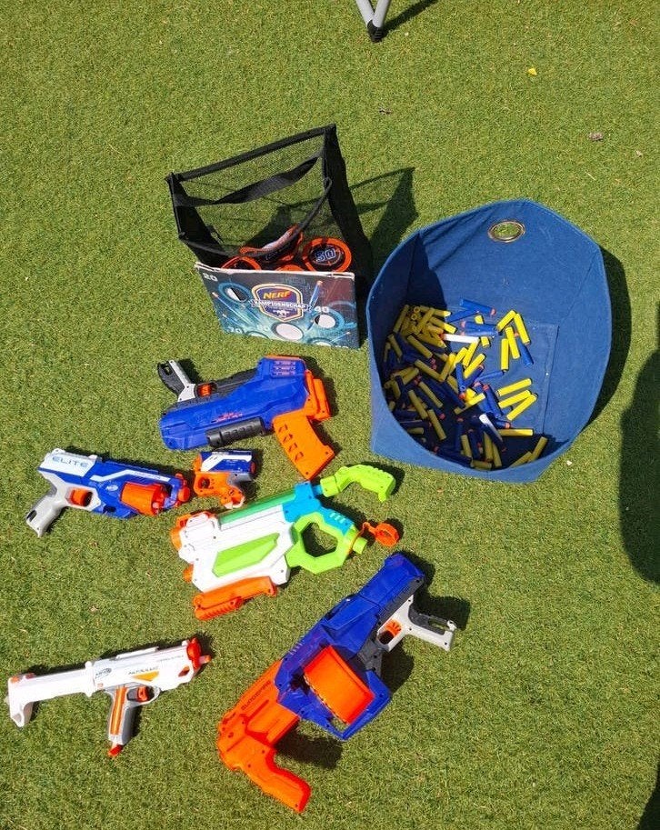 Set Nerf pistolen met pijltjes, Ophalen