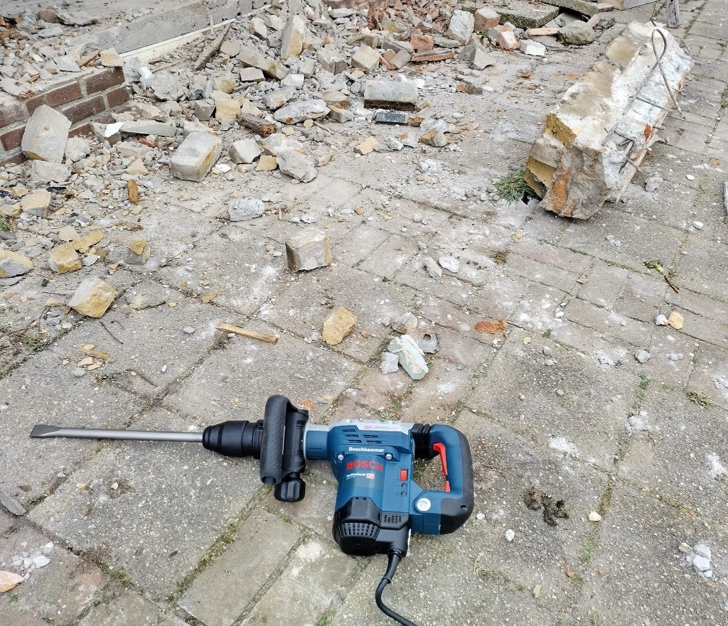 Kango te huur 8.3 J slagenergie, Ophalen, Gebruikt