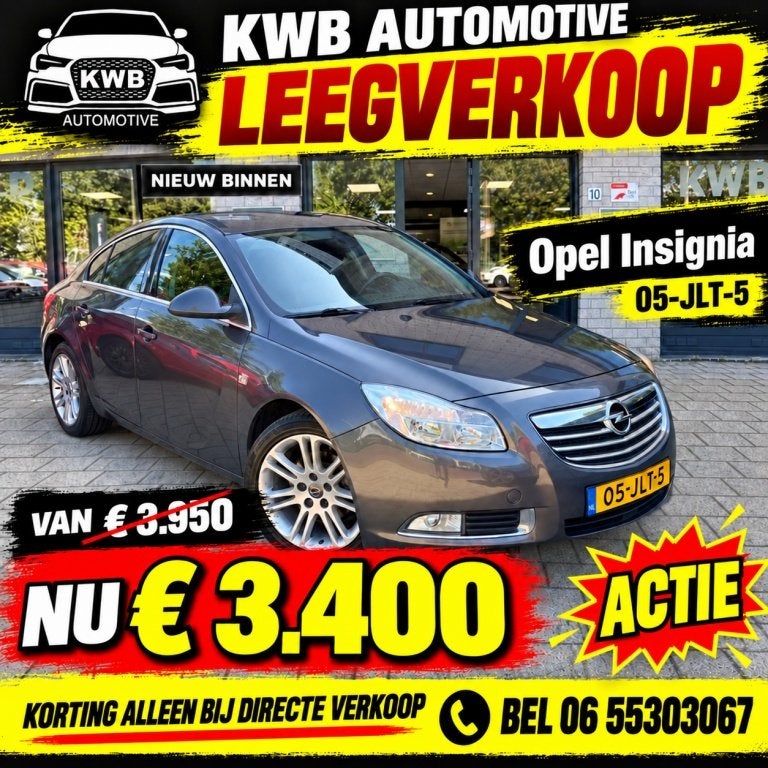 Opel Insignia 1.8 Edition | Nieuwe APK Banden Remmen vervang, Auto's, 13 km/l, Euro 5, Gebruikt, 4 cilinders