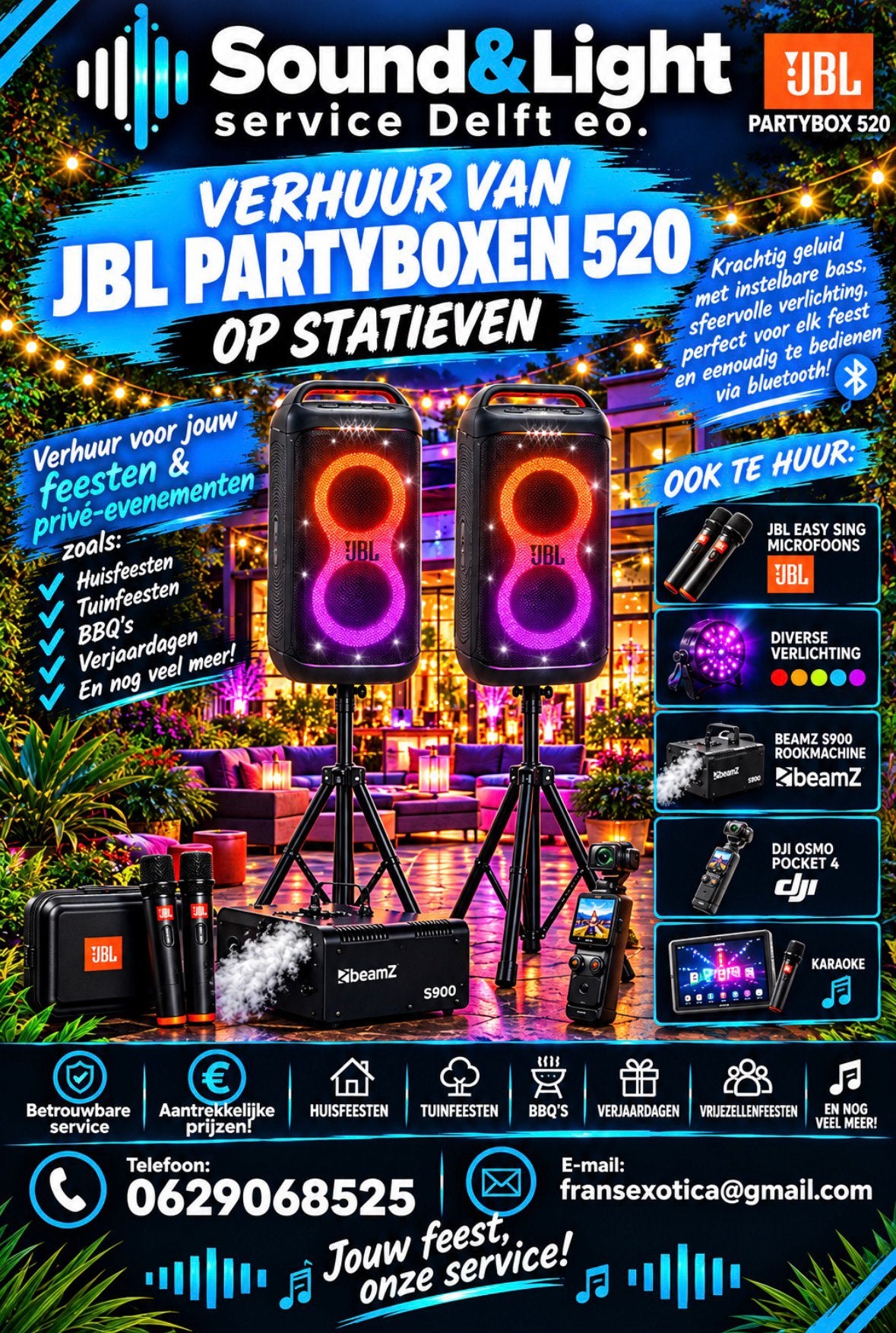 Feestje en karaoke organiseren?, Drie personen of meer, Meerdaags