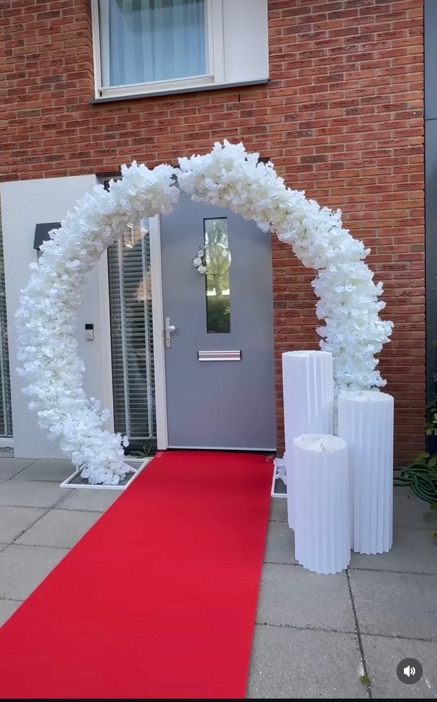 Bloesemboog te koop! Bruiloft/decoratie, Ophalen, Gebruikt, Versiering, Geboorte of Huwelijk