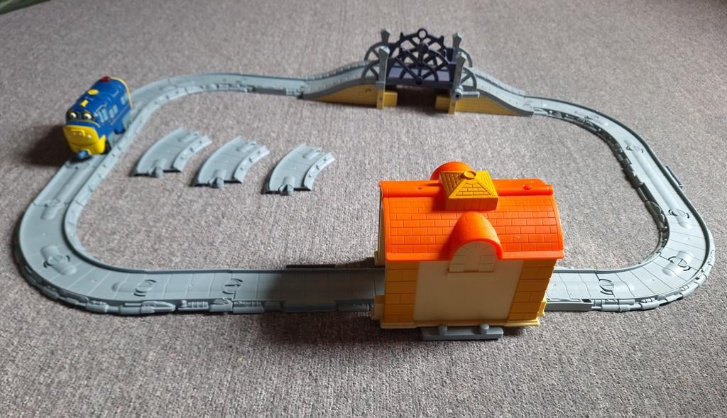 Treinbaan Chuggington Brewster, Kinderen en Baby's, Speelgoed | Thomas de Trein, Ophalen of Verzenden, Gebruikt