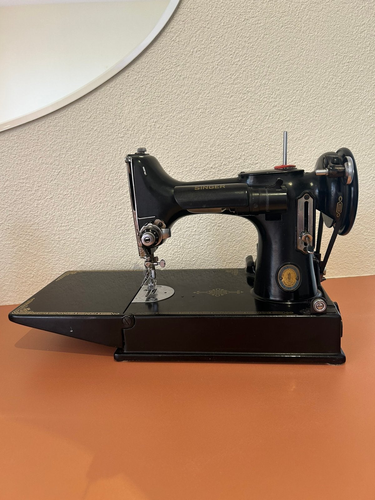 Singer 221K, Ophalen, Gebruikt, Naaimachine, Singer