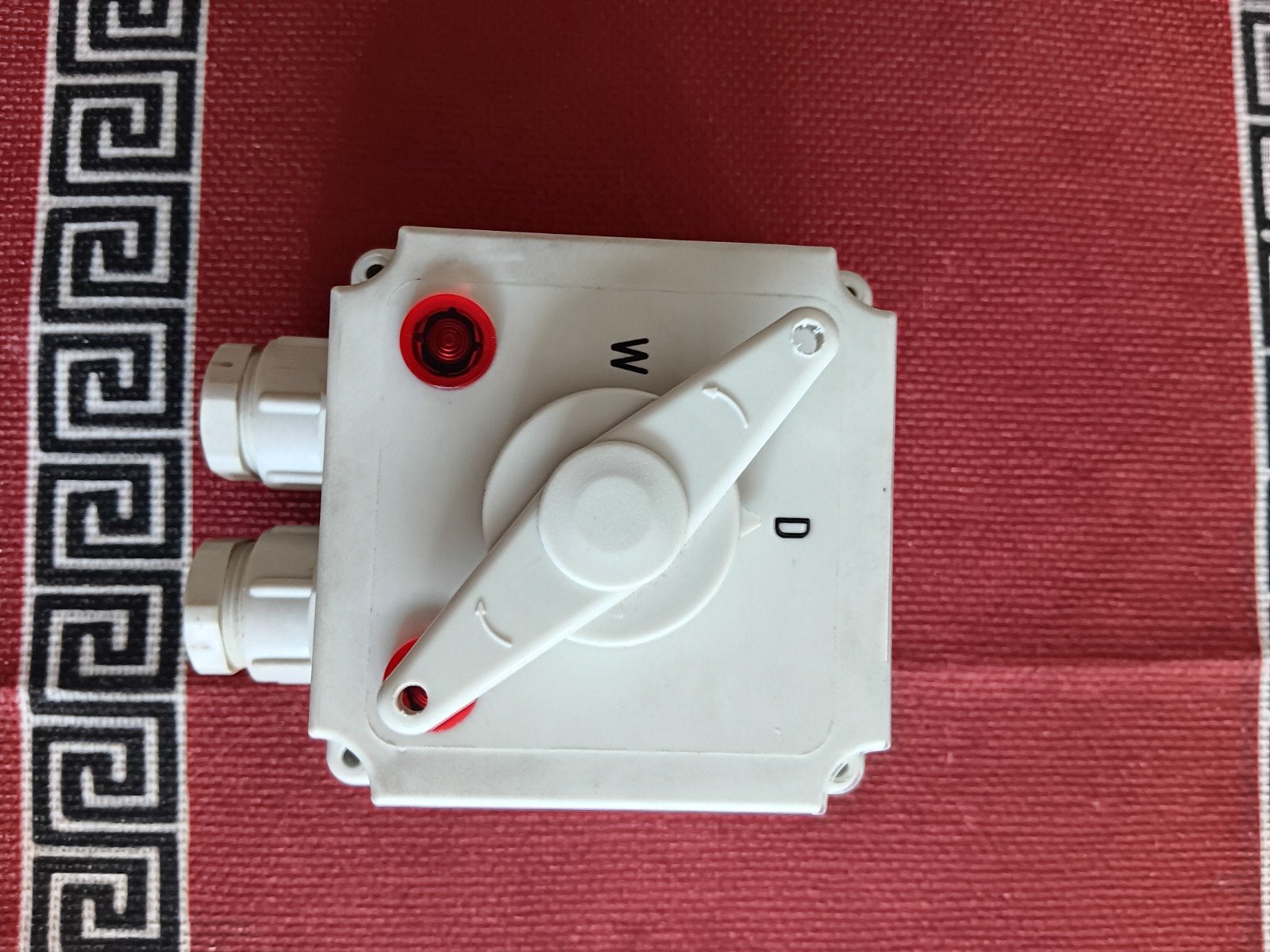 Dubbele schakelaar voor wasmachine en/of droger, Ophalen of Verzenden, Nieuw