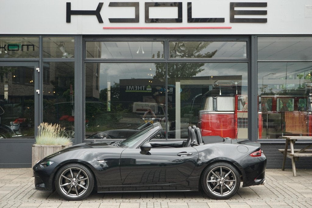 Mazda MX-5 Roadster 2.0 GT-M | K-Tec onderstel - dealer onde, 4 cilinders, Zwart, Leder, Bedrijf