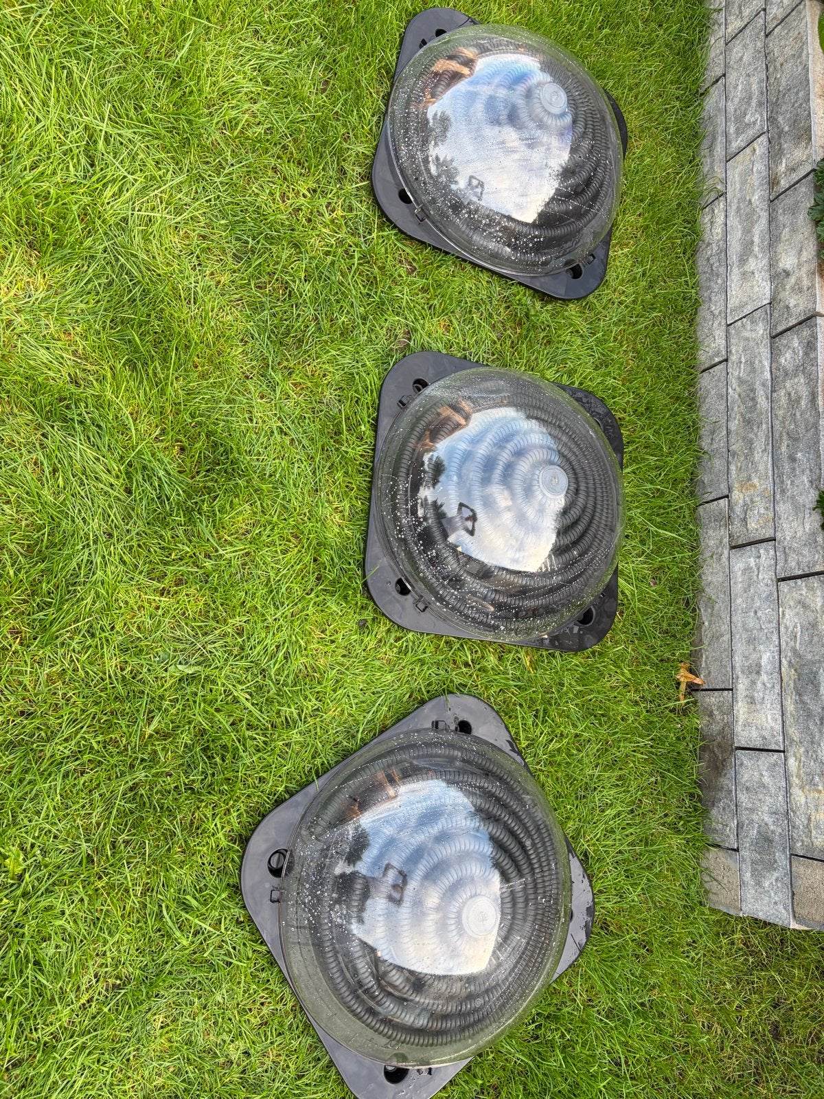 Zwembad Solar Koepel Verwarmer (3 stuks), Ophalen, Gebruikt, Verwarming