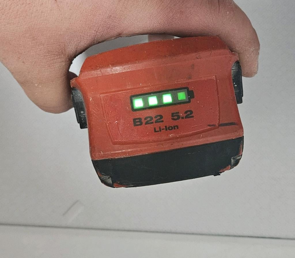 Hilti Accu's en Lader Set - C 4/36-90 en B22 5.2 Li-Ion, Ophalen, Variabele snelheid, Overige typen, Gebruikt