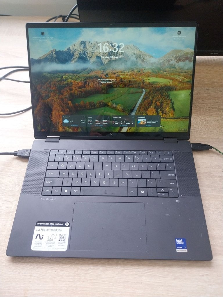 (gaming laptop) HP OmniBook X 16" Flip, touchscreen Laptop, Qwerty, Intel Core Ultra 7 155H, Nieuw, Ophalen of Verzenden