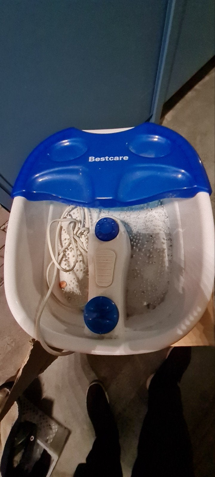 Bestcare Voetenbad met Bubbel- en Warmtefunctie, Ophalen of Verzenden, Gebruikt, Hand- en Voetverzorging