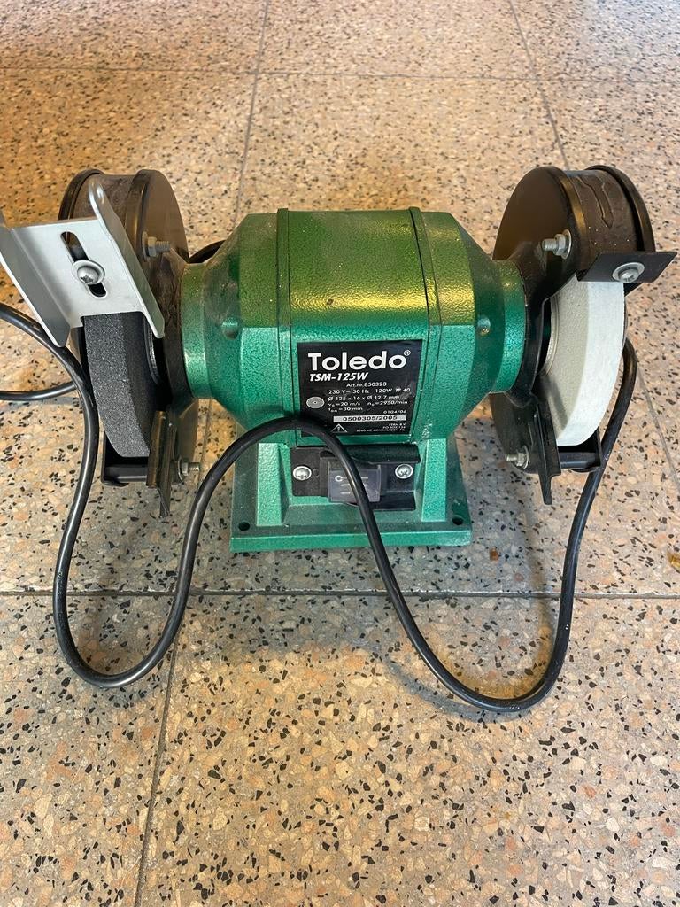 Toledo Werkbankslijpmachine TSM-125W - Zo goed als nieuw, Doe-het-zelf en Verbouw, Gereedschap | Slijpmachines, Ophalen of Verzenden