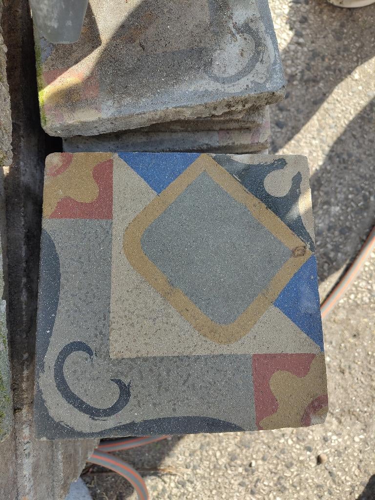 Tegels, Tuin en Terras, Ophalen, Overige materialen, Gebruikt, Minder dan 5 m²