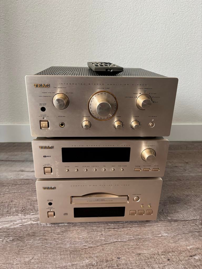 TEAC H 500 Hifi Set - Versterker, Tuner, CD-speler, Audio, Tv en Foto, Stereo-sets, Overige merken, Gebruikt, Cd-speler, Losse componenten