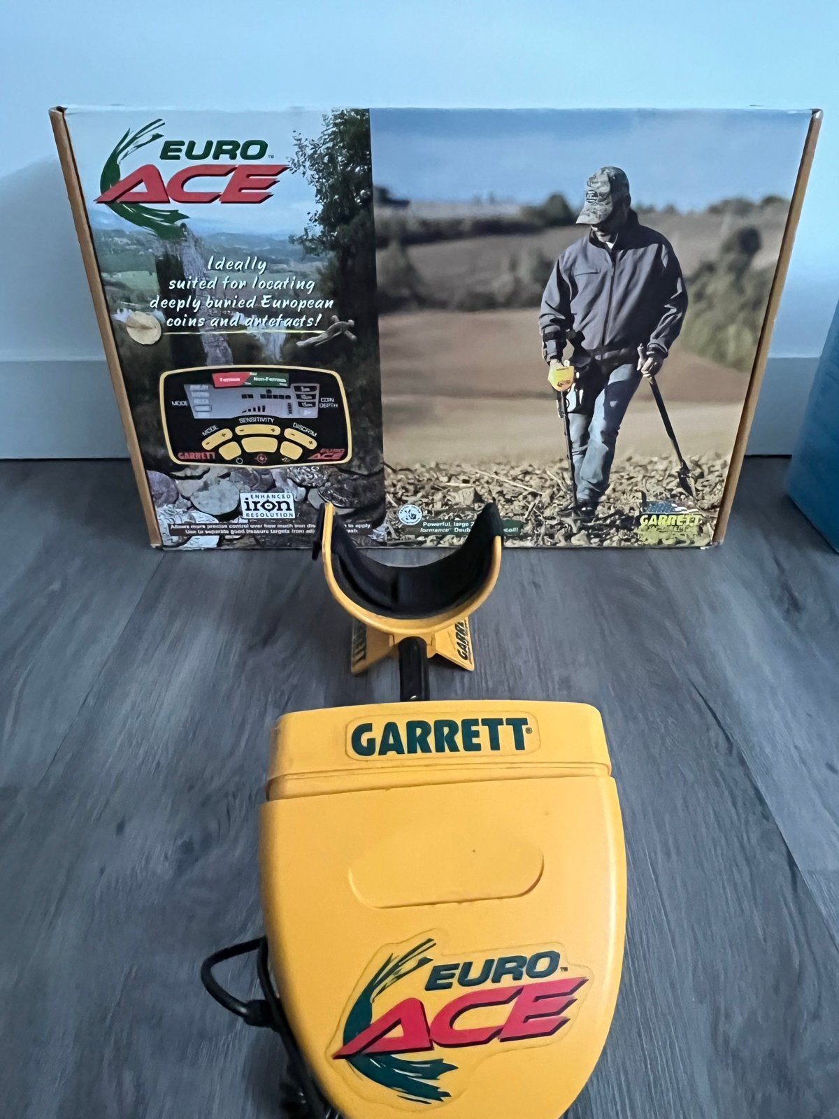 Metaaldetector garret ace euro, Ophalen, Garrett, Gebruikt, Meer dan 30 cm