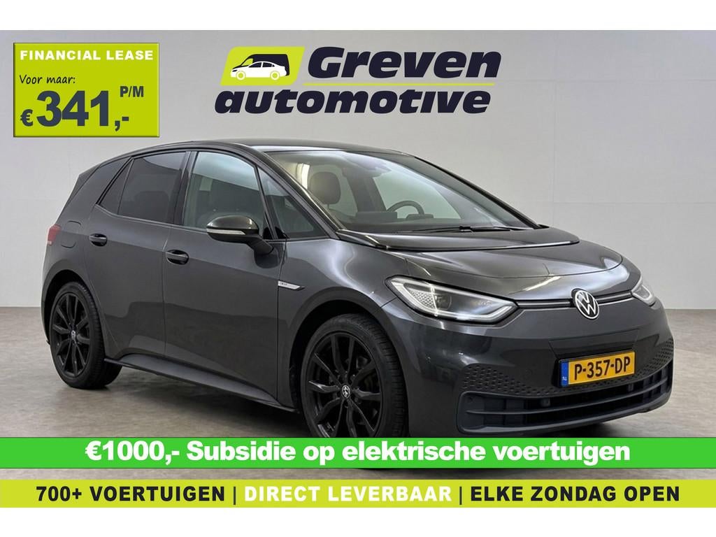 Volkswagen ID.3 58KWH First Black Edition | VERWACHT! | Crui, Automaat, Gebruikt, ID.3, Zwart