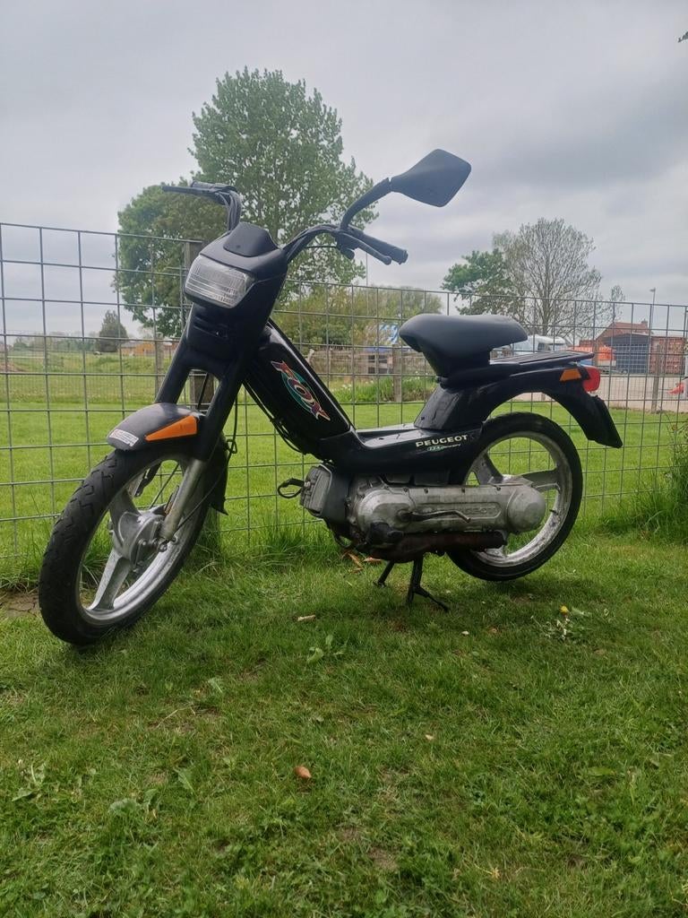 Originele peugeot fox blauw kenteken, Ophalen, Gebruikt