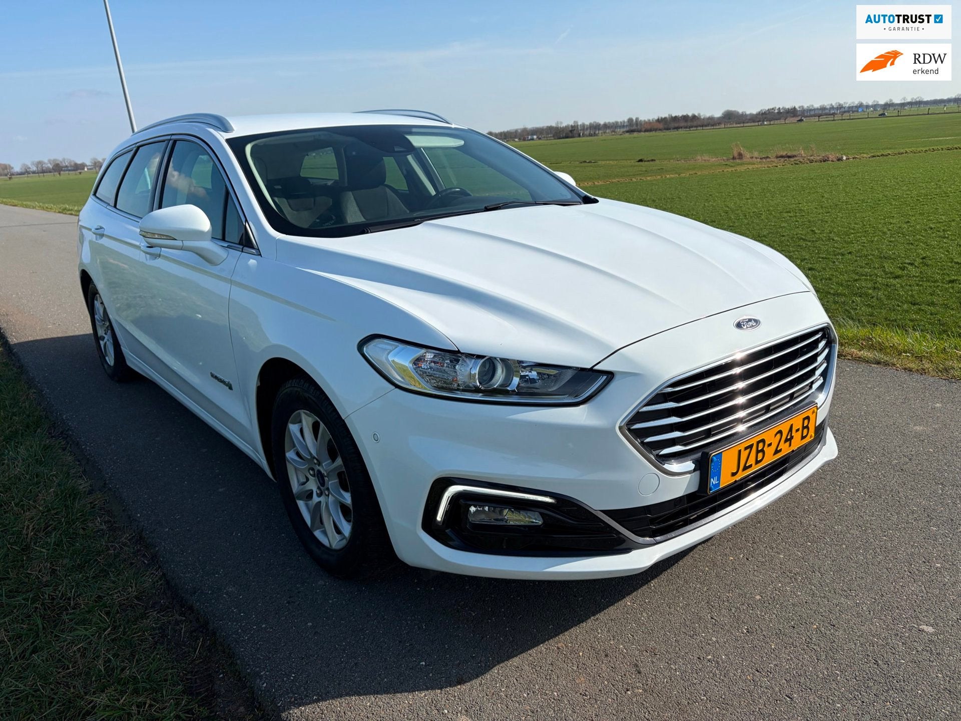 Ford Mondeo Wagon 2.0 IVCT HEV Incl BTW, Auto's, Ford, Stof, Zwart, 190 pk, Mondeo