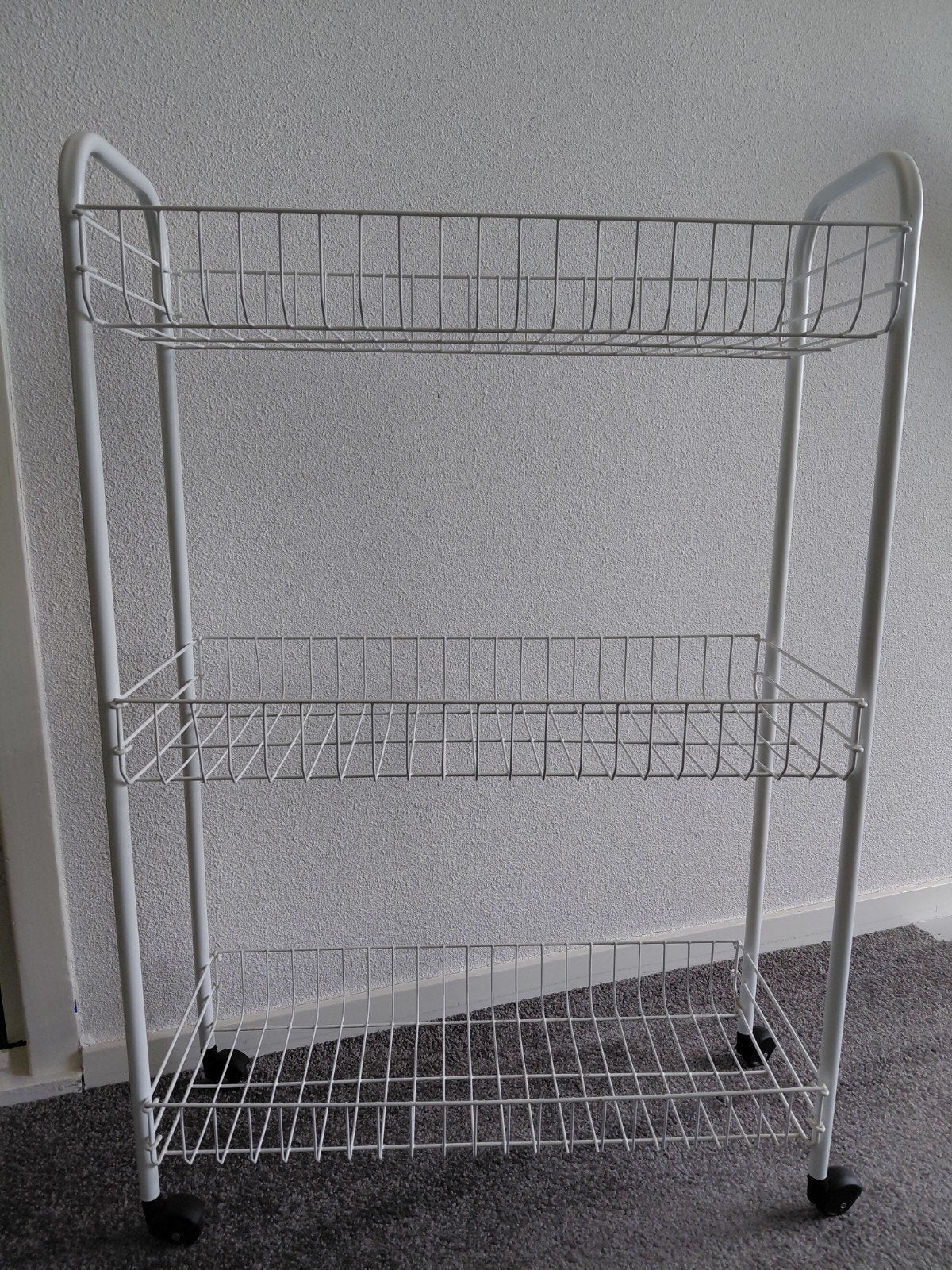 Voorraadrekje op wielen - 3 etages - 56x23x83 cm, Huis en Inrichting, Ophalen, Zo goed als nieuw