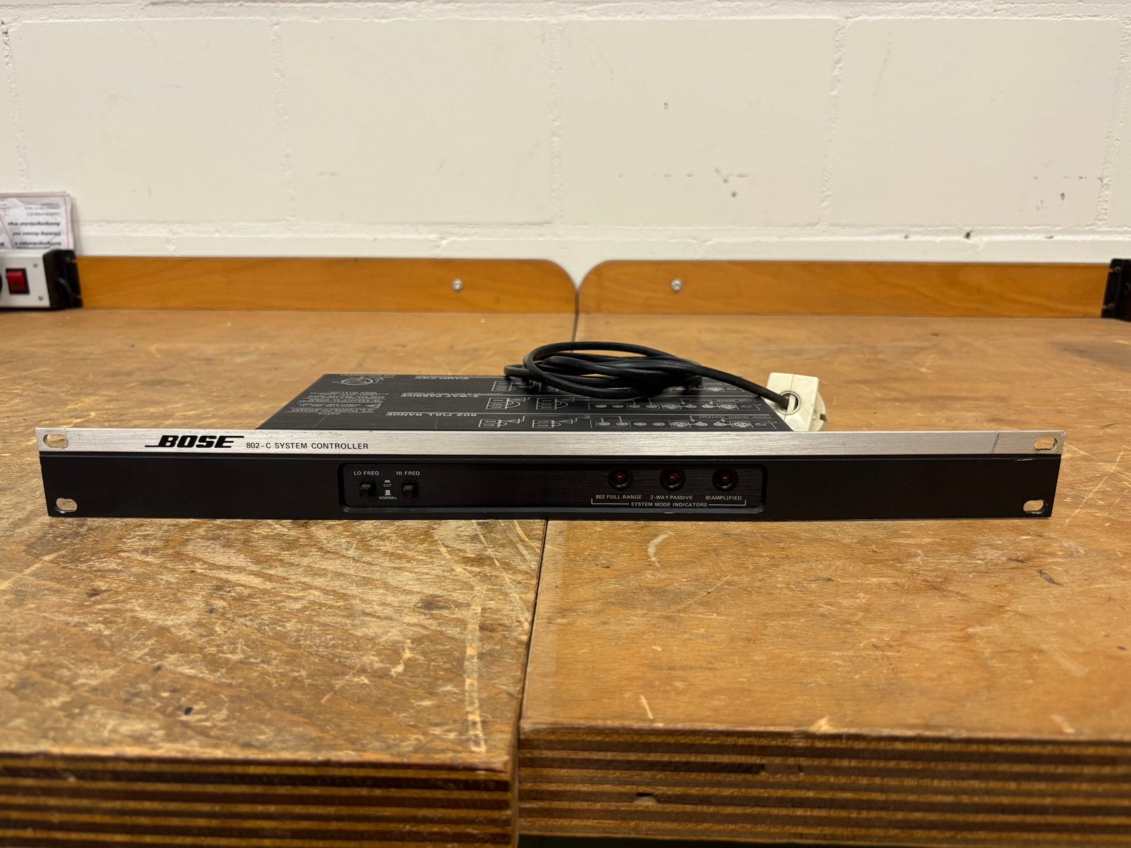 Bose 802-C system controller, Ophalen, Gebruikt