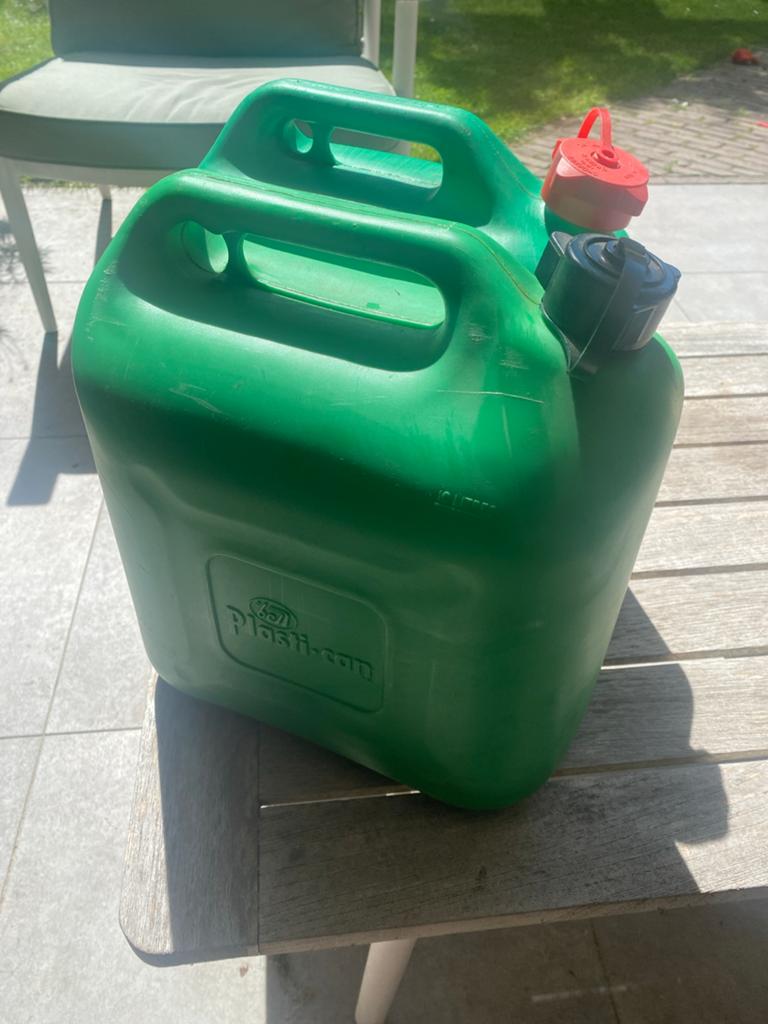 Jerrycan voor benzine - 10 liter, Ophalen