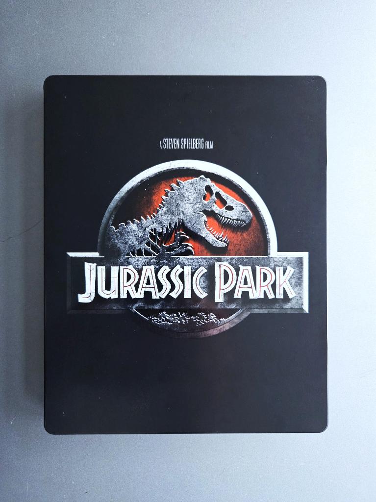 Jurassic Park 4K UHD Blu-ray Steelbook, Ophalen of Verzenden, Zo goed als nieuw, Actie