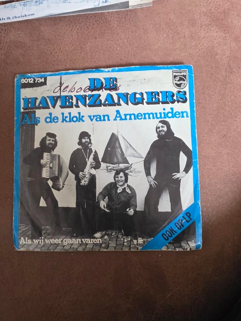 De Havenzangers - Als de klok van Arnemuiden 7 inch vinyl, Ophalen of Verzenden, Gebruikt, 7 inch