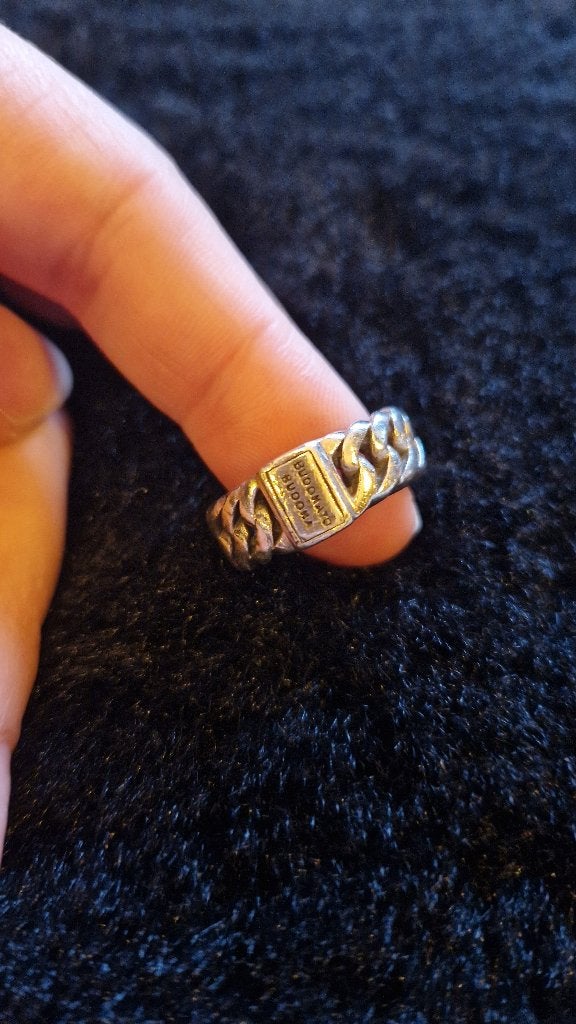 Buddha to buddha ring chain small, Ophalen, Gebruikt, IJzer of Staal, 17 tot 18
