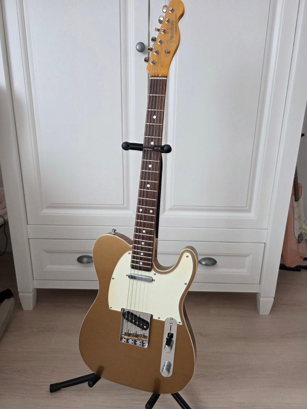 Fender JV Telecaster Firemist Gold - Made in Japan, Muziek en Instrumenten, Snaarinstrumenten | Gitaren | Elektrisch, Ophalen