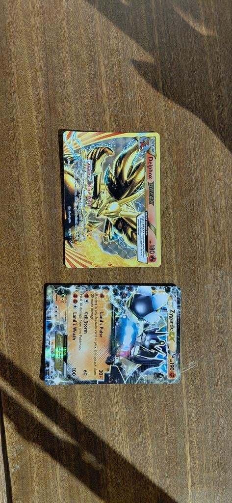 Delphox BREAK 14/124 en Zygarde EX XY151 Pokémon kaarten, Hobby en Vrije tijd, Verzamelkaartspellen | Pokémon, Ophalen of Verzenden