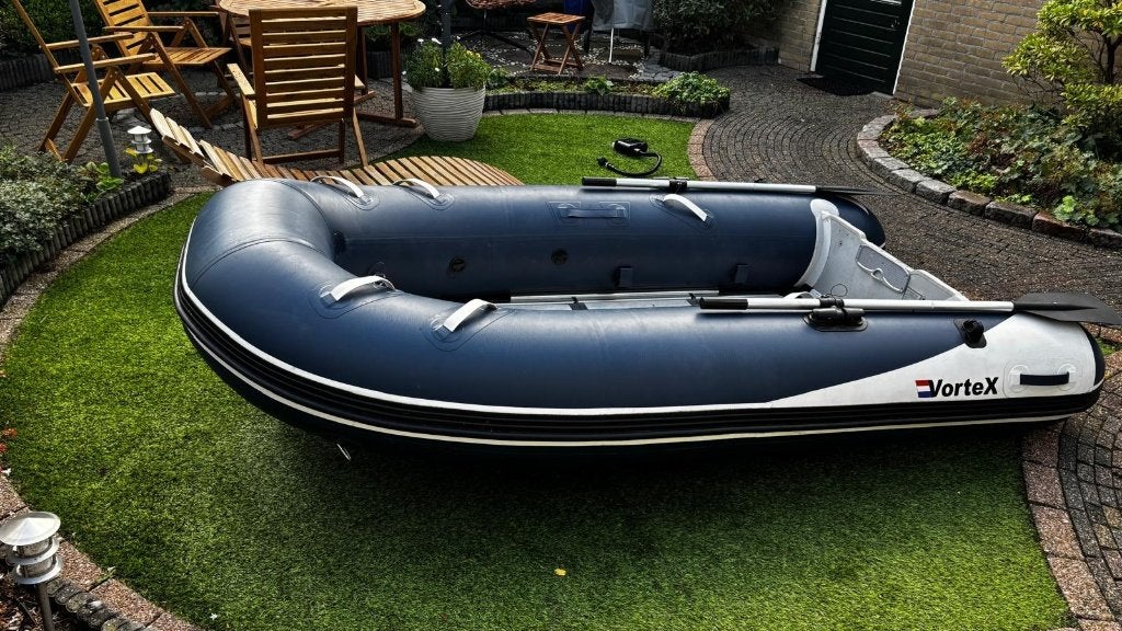 Vortex 290 rubberboot 2023, harde vloer, 100% luchtdicht, Watersport en Boten, Ophalen, Gebruikt, Overige typen, Motorboot