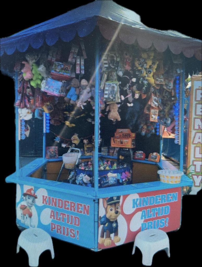 Kermis opbouwtentje (eendjes vissen), Ophalen, Gebruikt, Abraham of Sarah