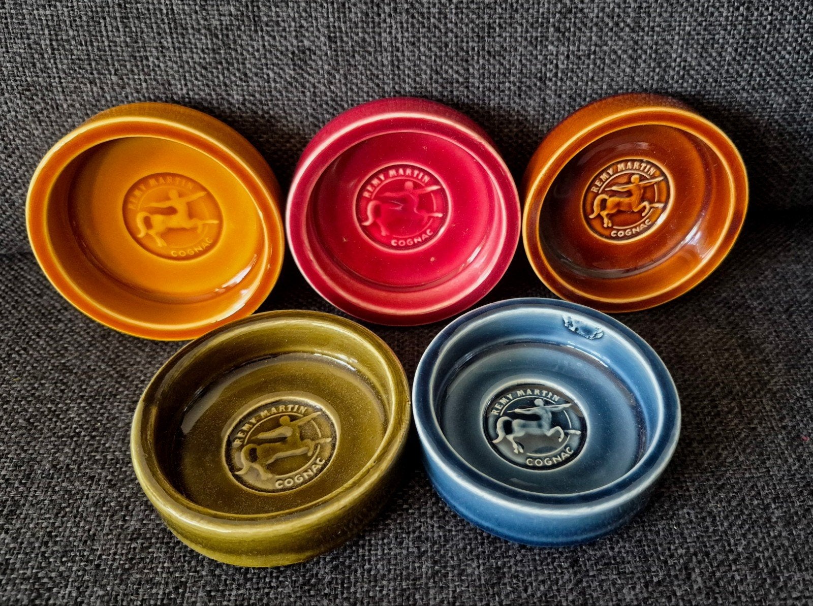 Set van 5 Remy Martin Cognac schaaltjes - Vintage, Ophalen of Verzenden
